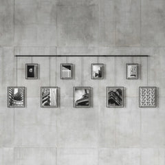 Exhibit Wall Picture Frames, Set of 9